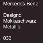 Preview: Mercedes-Benz, Designo Mokkaschwarz Metallic, 033.